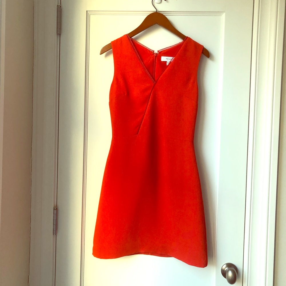 Reiss Dress in Orange.